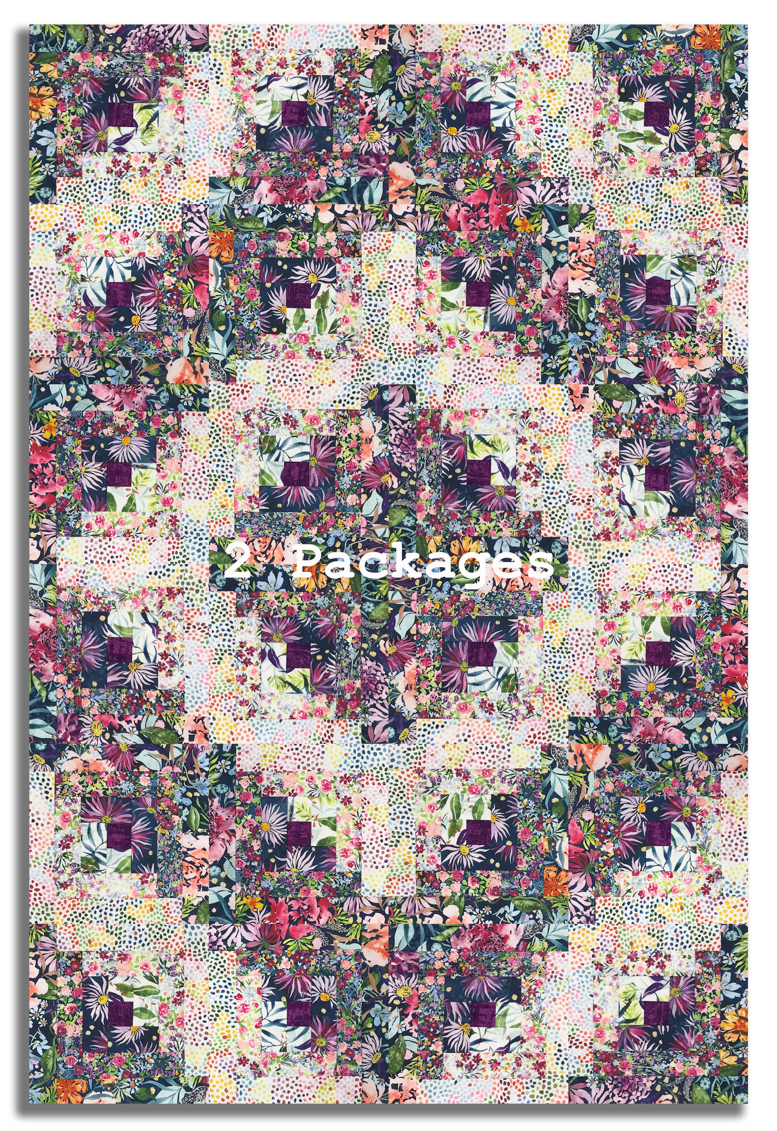 Moda Pre-cut 12 Block Log Cabin Quilt Kit - Soulstice - Image 4
