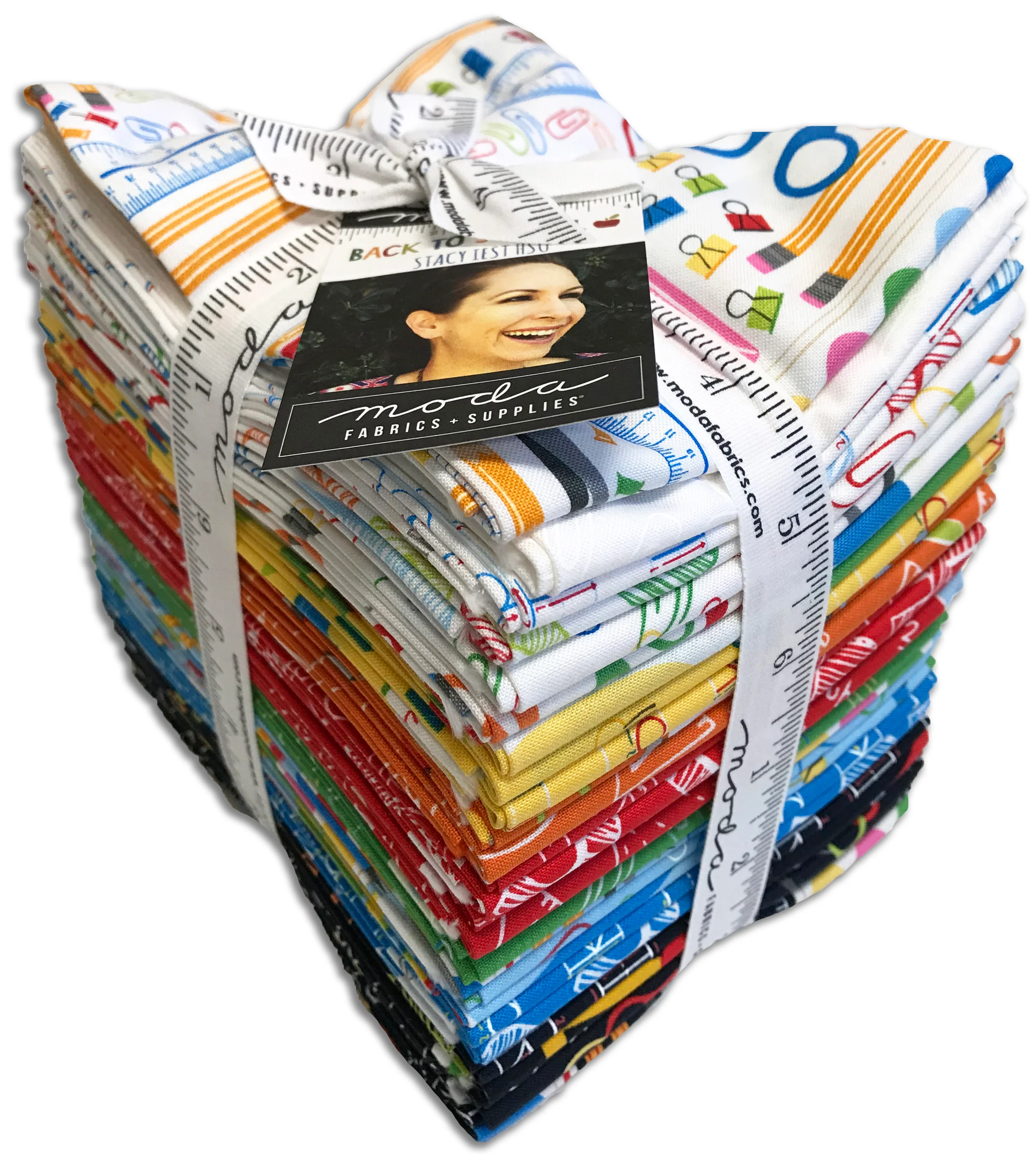 Moda Pre-Cut 29 Piece Fat Quarter Bundle - Back To School - Image 3