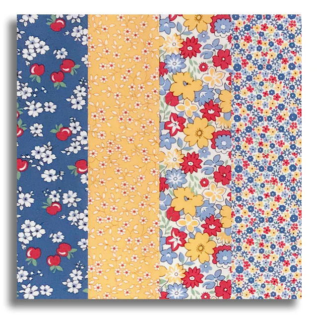 Moda Pre-cut 24 Block Rail Fence Quilt Kit - 30's Playtime 2025- Yellow - Image 2