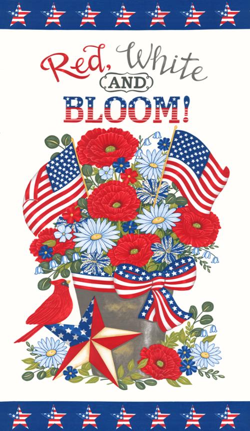 Moda - Pre-Cut 25 Piece Fat Quarter Bundle - Red White And Bloom - Image 4