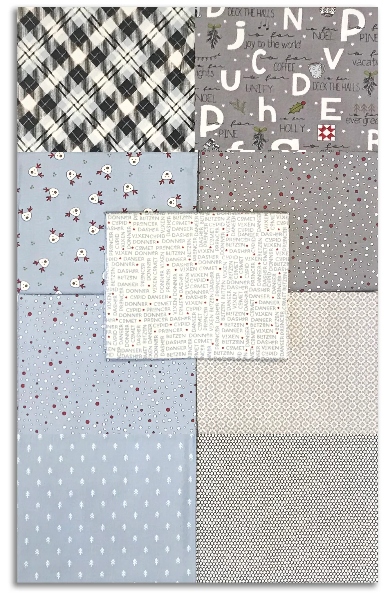 Moda Pre-Cut 32 Piece Fat Quarter Bundle - On Dasher - Image 3