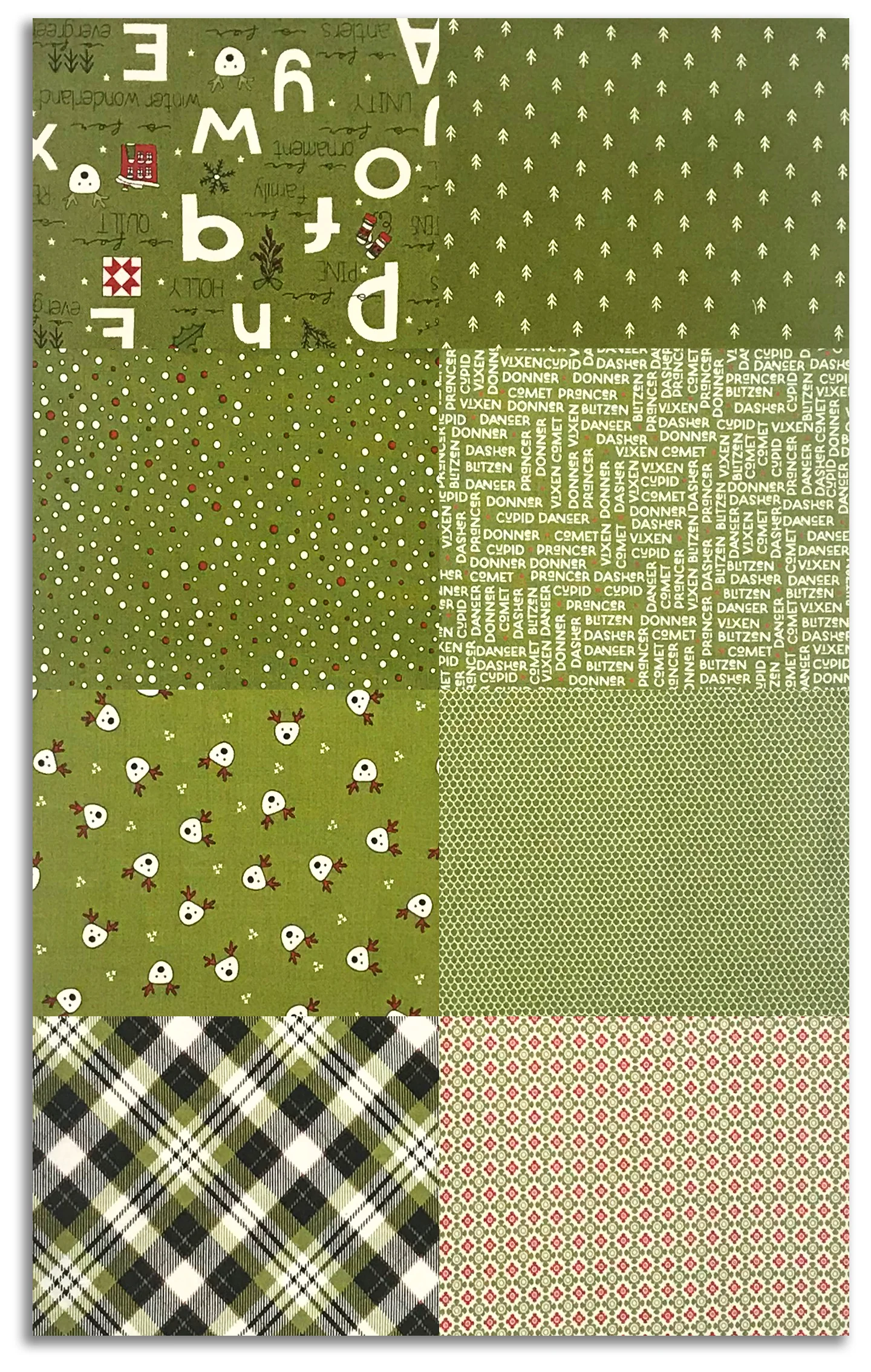 Moda Pre-Cut 32 Piece Fat Quarter Bundle - On Dasher - Image 4