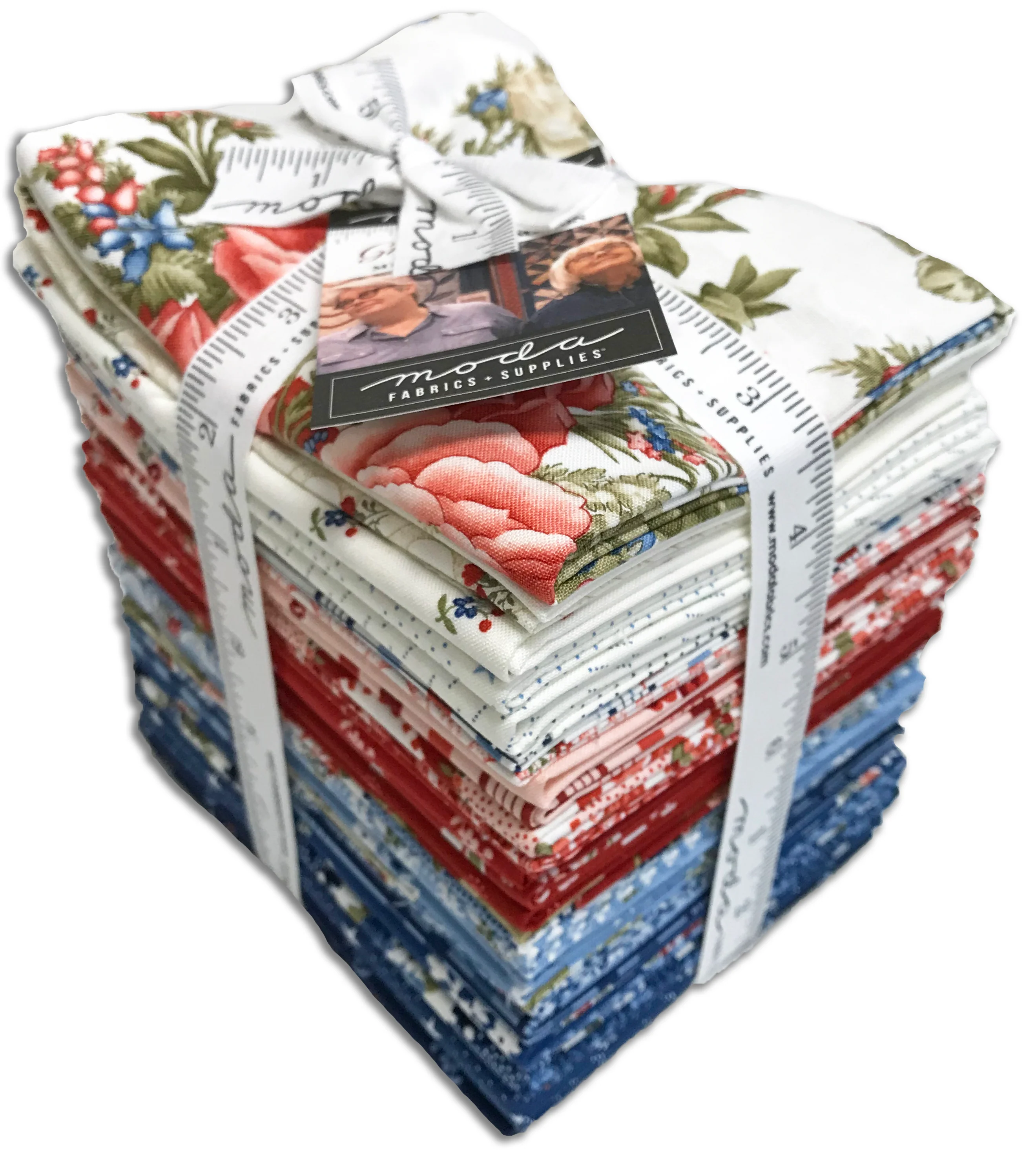 Moda - Pre-Cut 34 Piece Fat Quarter Bundle - Grand Haven - Image 3