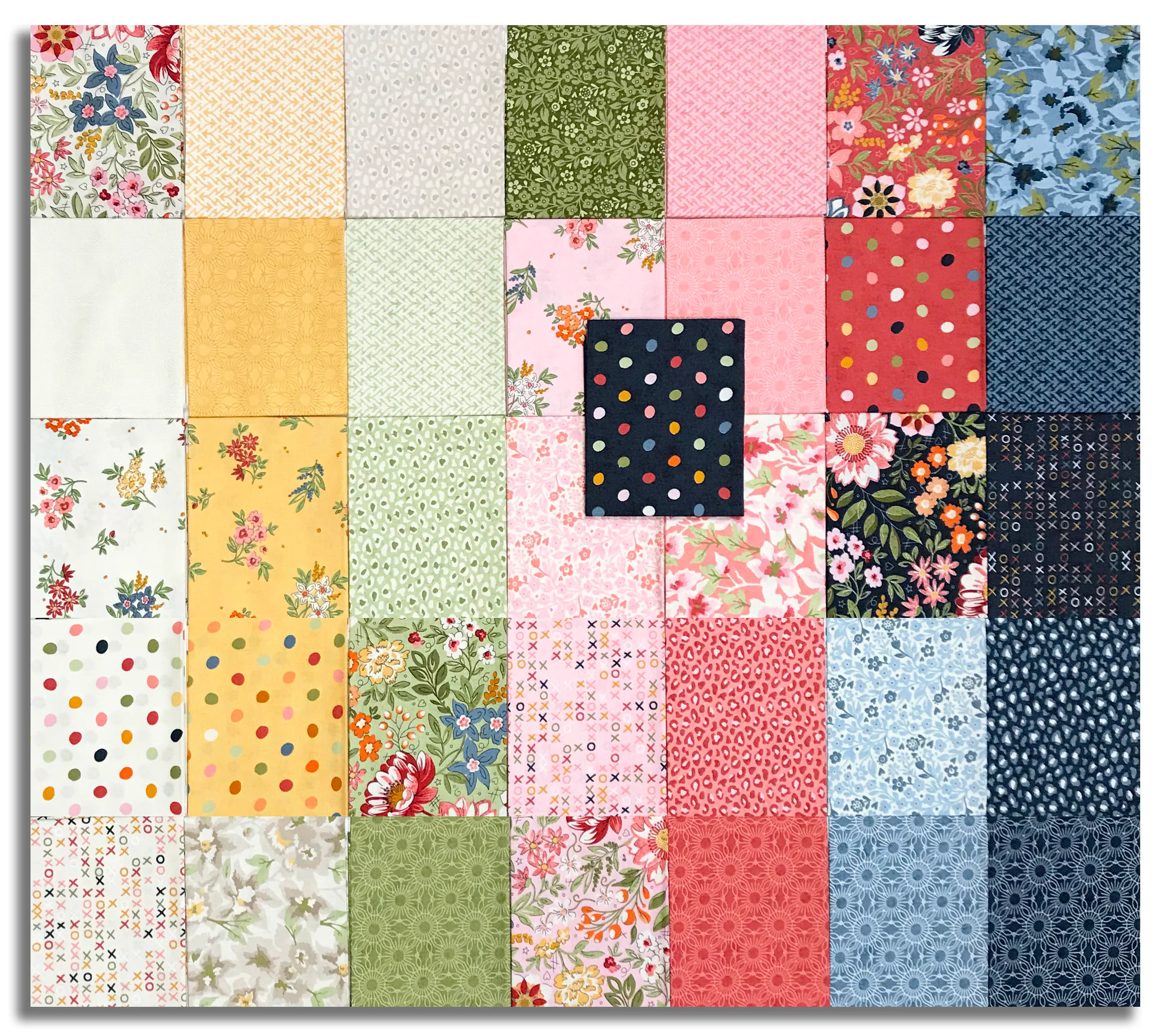 Moda Pre-Cut 36 Piece Fat Quarter Bundle - Fieldrush - Image 2