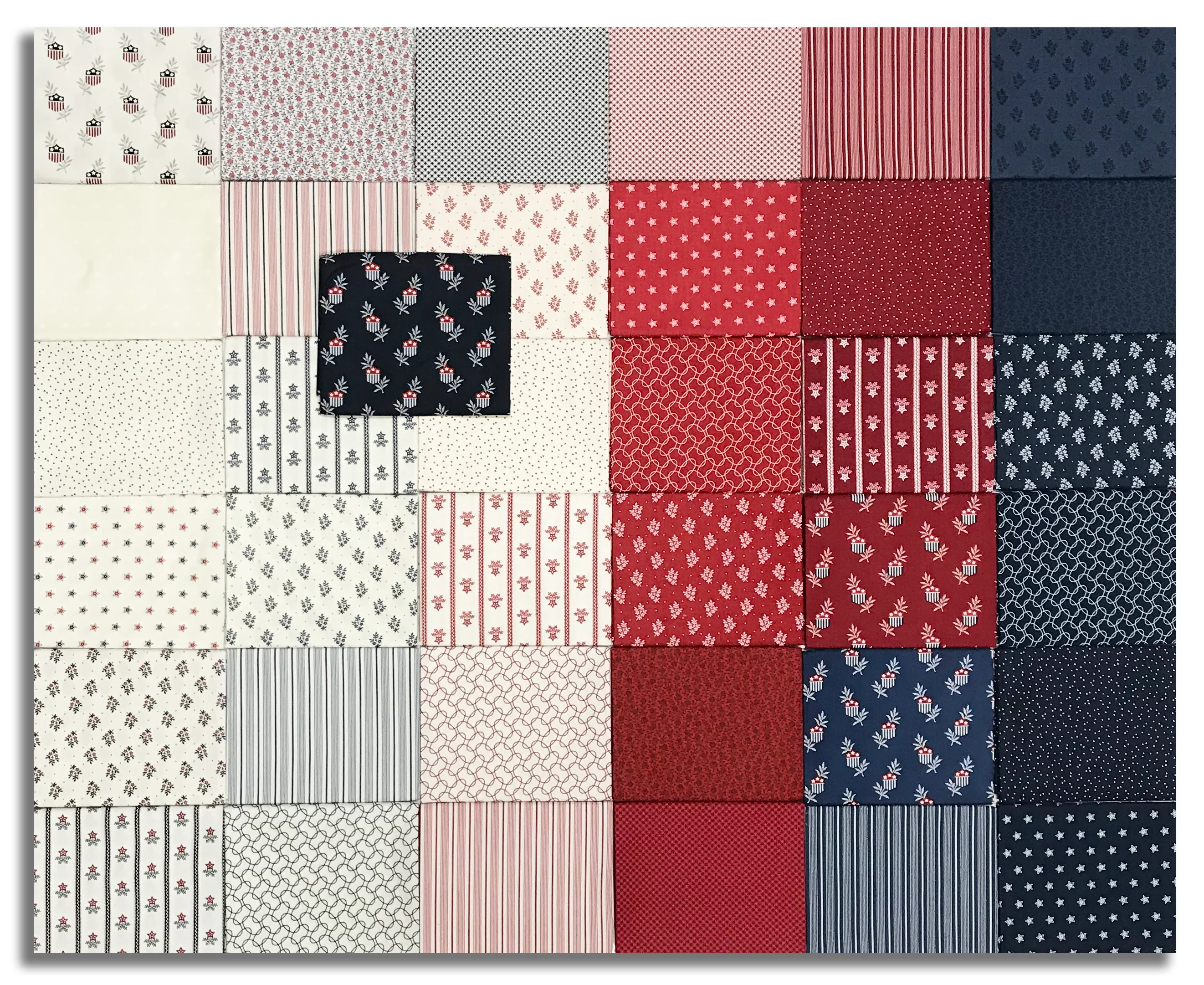 Moda Pre-Cut 37 Piece Fat Quarter Bundle - American Gatherings III - Image 2