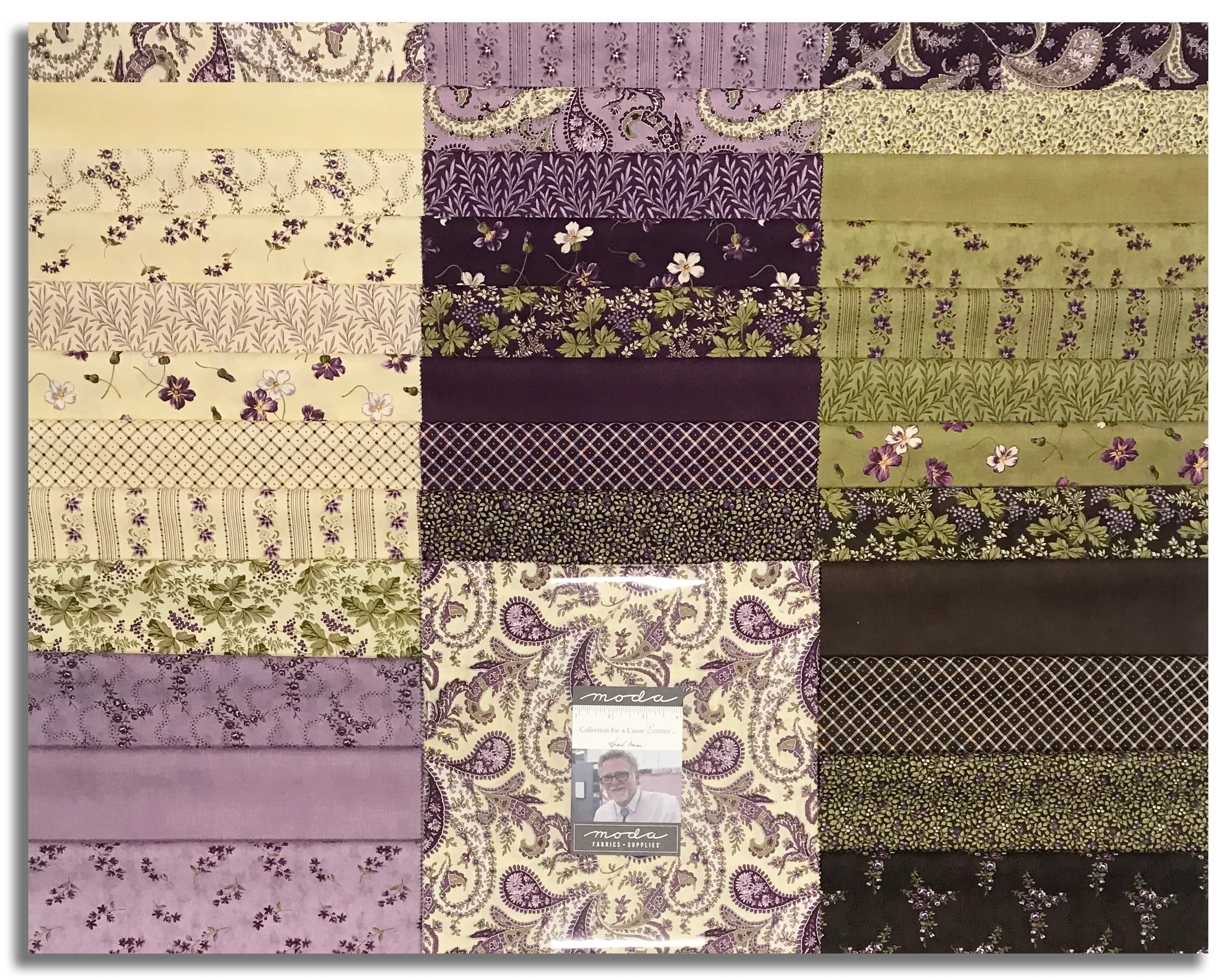 Moda Pre-Cut 42 Piece 10" Square Layer Cake - Collection For A Cause Essence