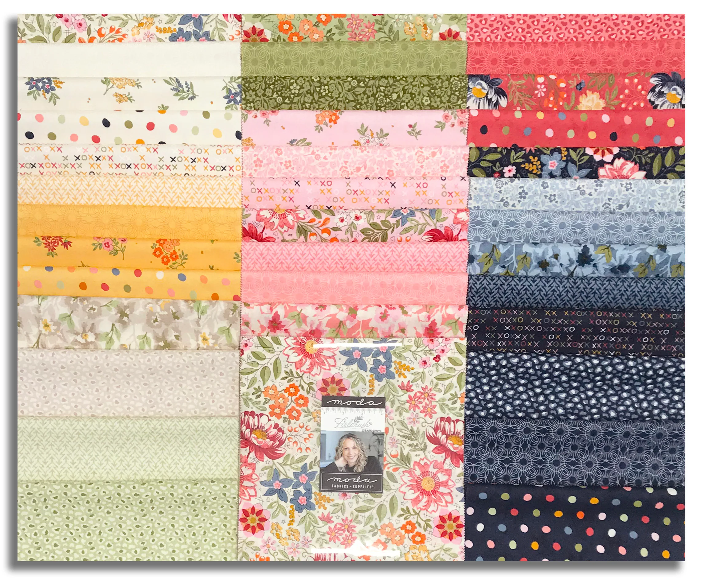 Moda Pre-Cut 42 Piece 10" Square Layer Cake -  Fieldrush