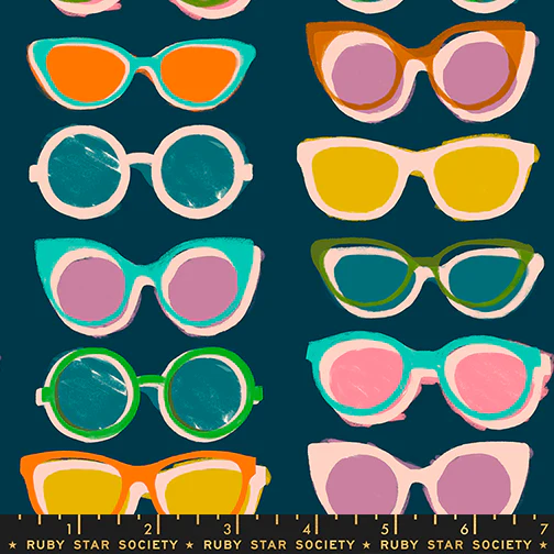 Moda Ruby Star Society Poolside Too RS5200 15 Peacock Sunglasses By The Yard
