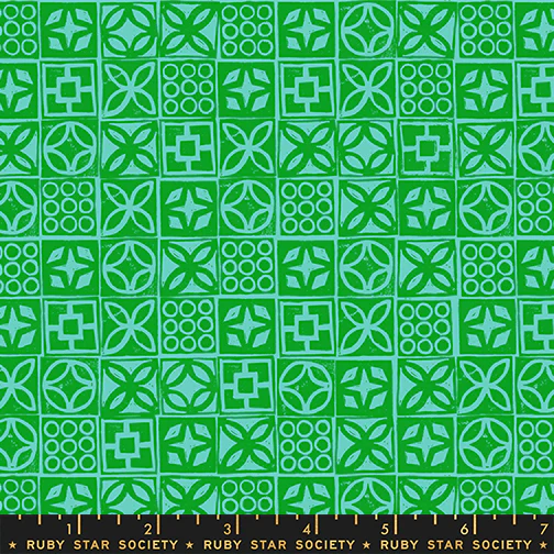 Moda Ruby Star Society Poolside Too RS5201 15 Verdant Tiles By The Yard