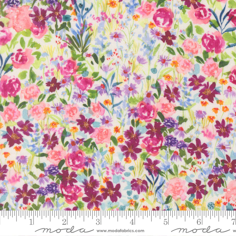Moda Soulstice 39866 11 Cloud Garden Glitter By The Yard