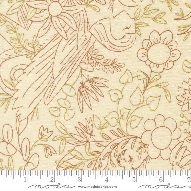Moda Sunlit Ruins 38161 11M Cream Novelty By The Yard