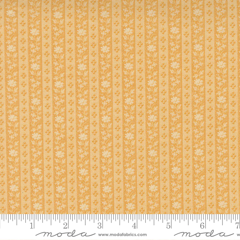 Moda Wild Orchid 2775 24 Lady Slipper Floral Stripe By The Yard