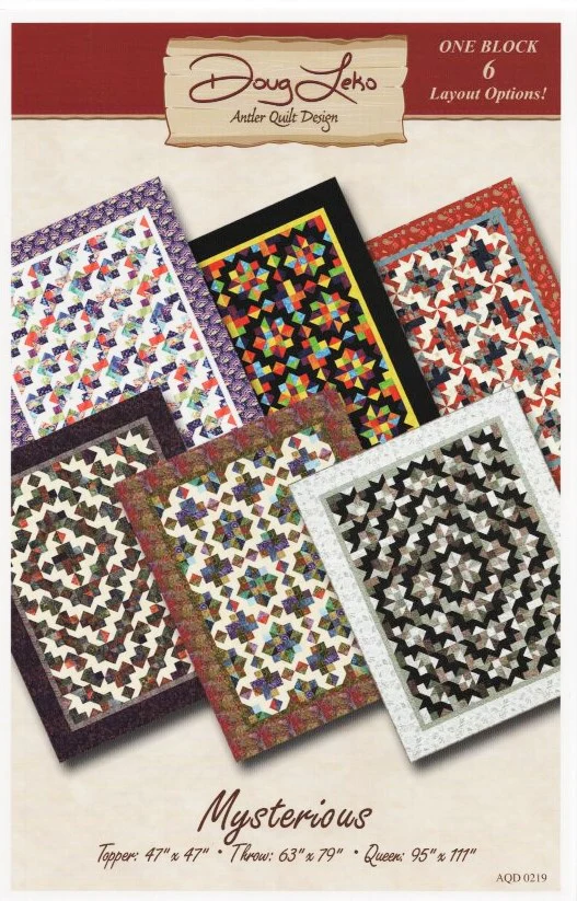 MYSTERIOUS - Antler Quilt Design Pattern AQD 0219 DIGITAL DOWNLOAD