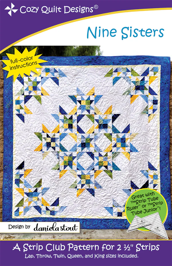 NINE SISTERS - Cozy Quilt Designs Pattern