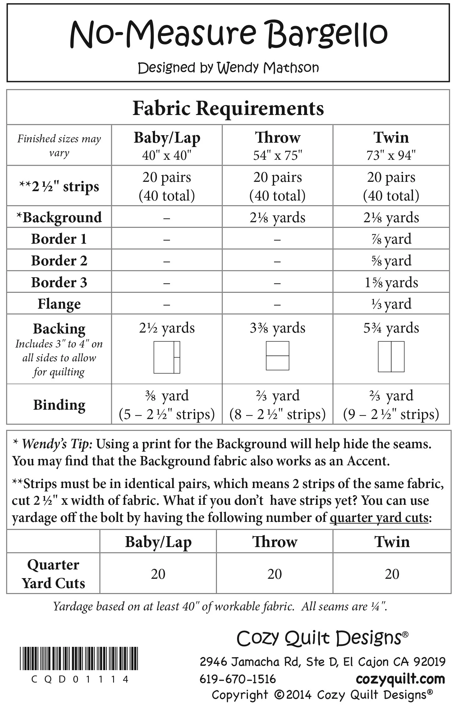 NO-MEASURE BARGELLO - Cozy Quilt Design Pattern DIGITAL DOWNLOAD - Image 2