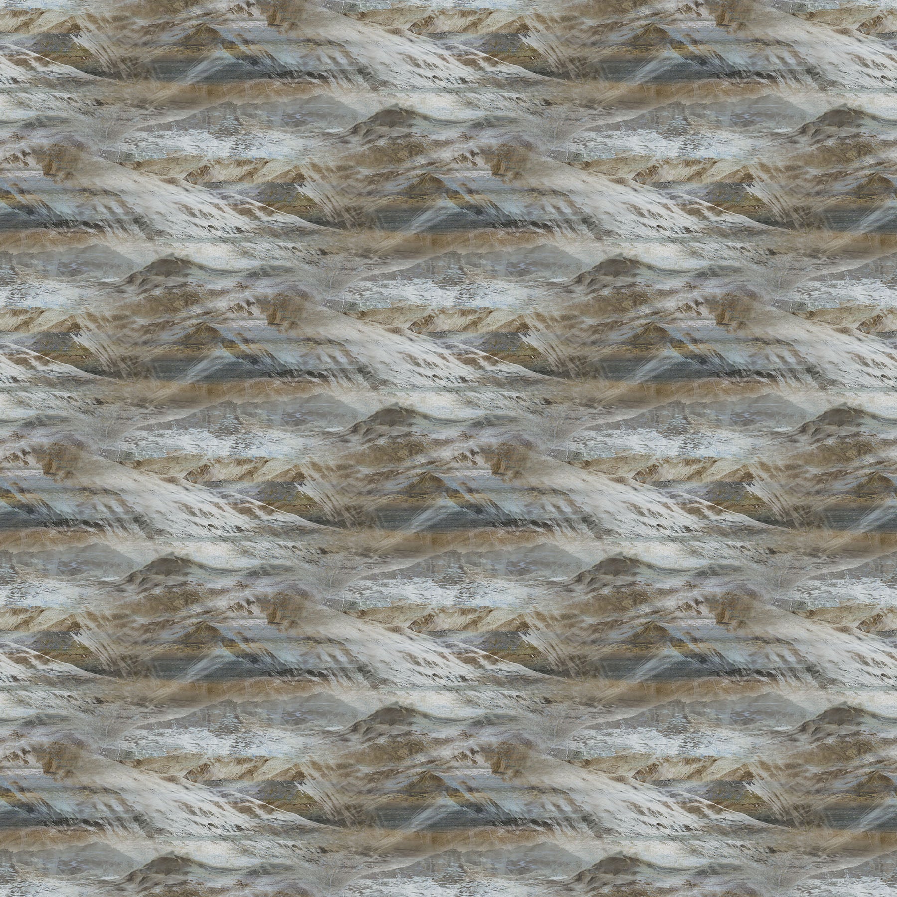 Northcott Digital - Running Free DP28590 44 Dark Blue Multi Mountains By The Yard