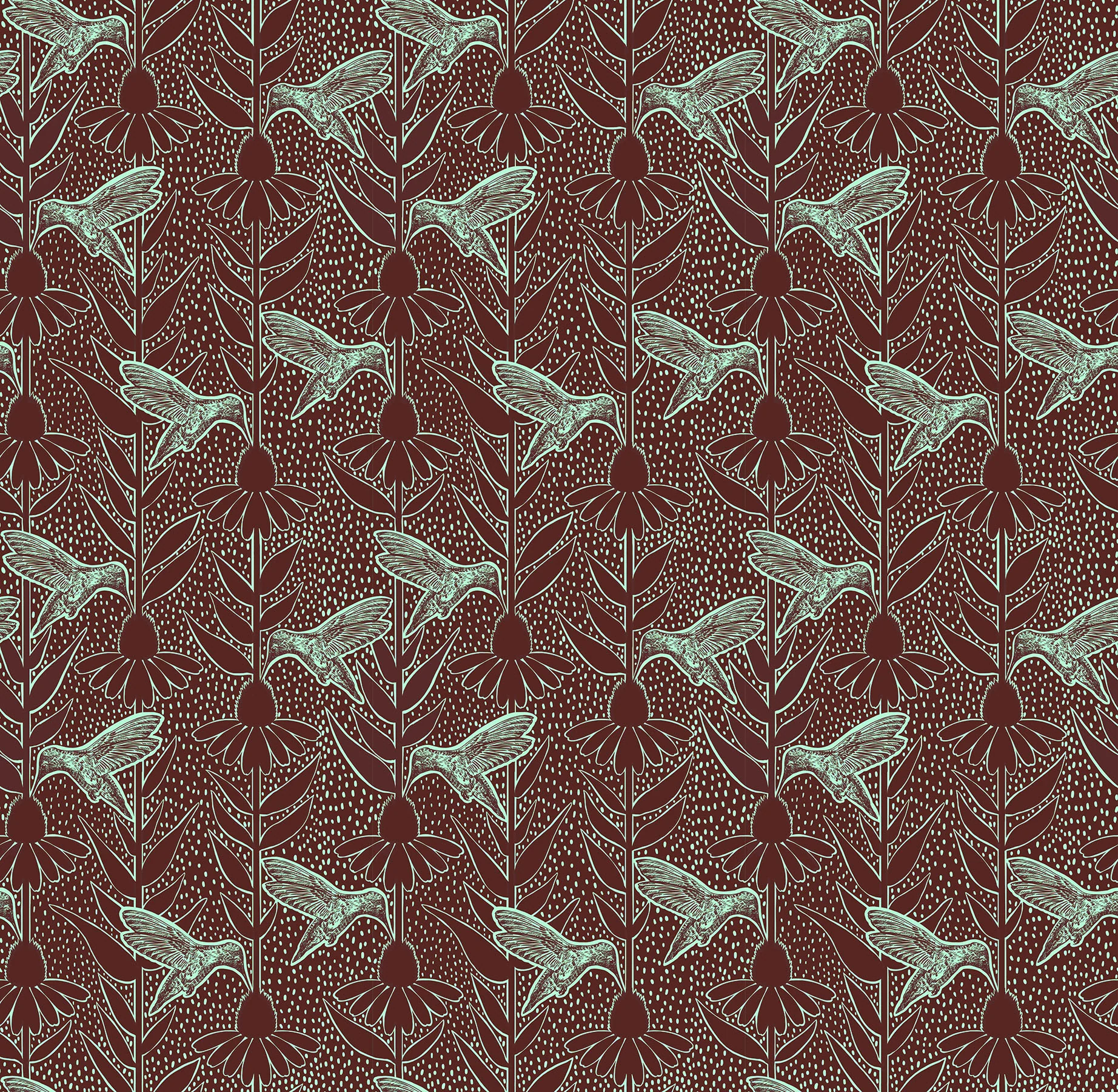 Northcott Indelible Ink AMT1007 29V Patina Humming By The Yard
