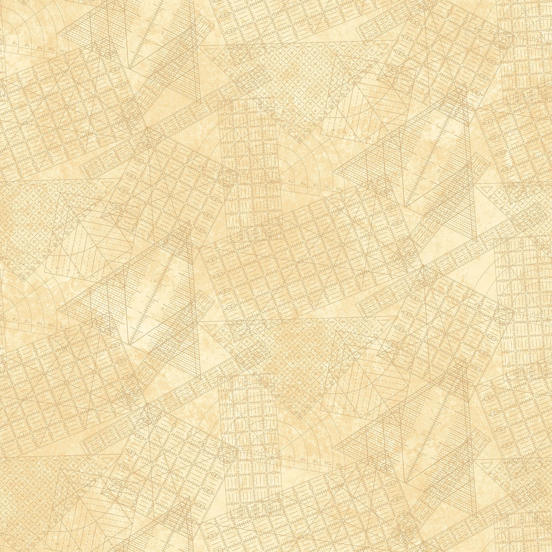 Northcott Digital Stonehenge Stitchin' DP28349 12 Beige Rulers By The Yard