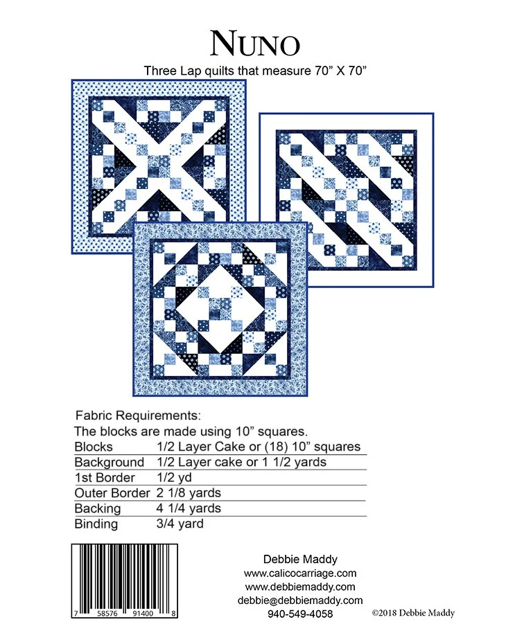 NUNO - Calico Carriage Quilt Designs Pattern CCQD172 - Image 2