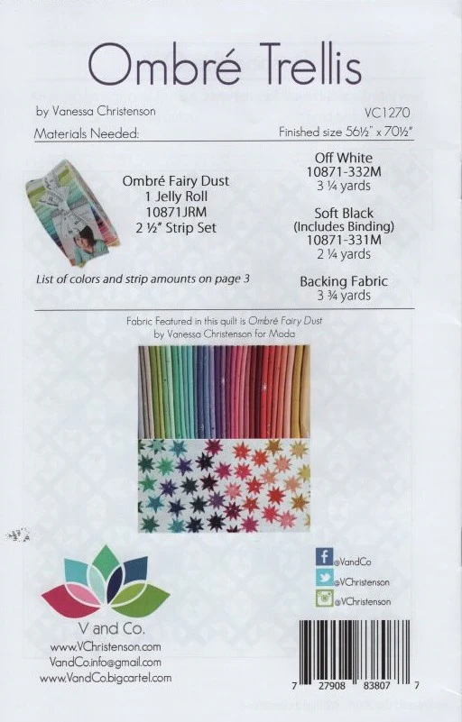 OMBRE TRELLIS - V and Co. Quilt Pattern VC1270 - Image 2