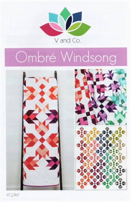 OMBRE WINDSONG - V and Co. Quilt Pattern VC1267