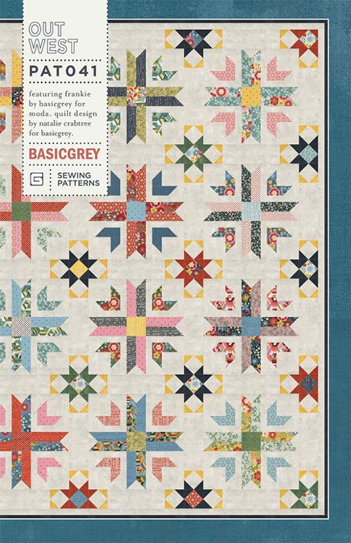 OUT WEST - BASICGREY Quilt Pattern 041 DIGITAL DOWNLOAD