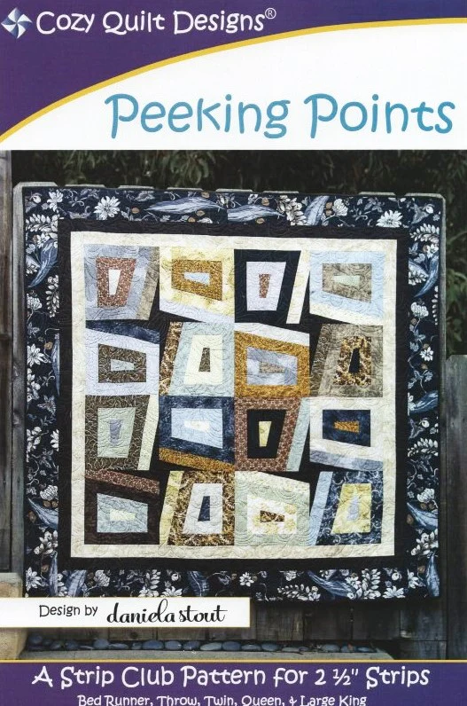 PEEKING POINTS - Cozy Quilt Designs Pattern DIGITAL DOWNLOAD
