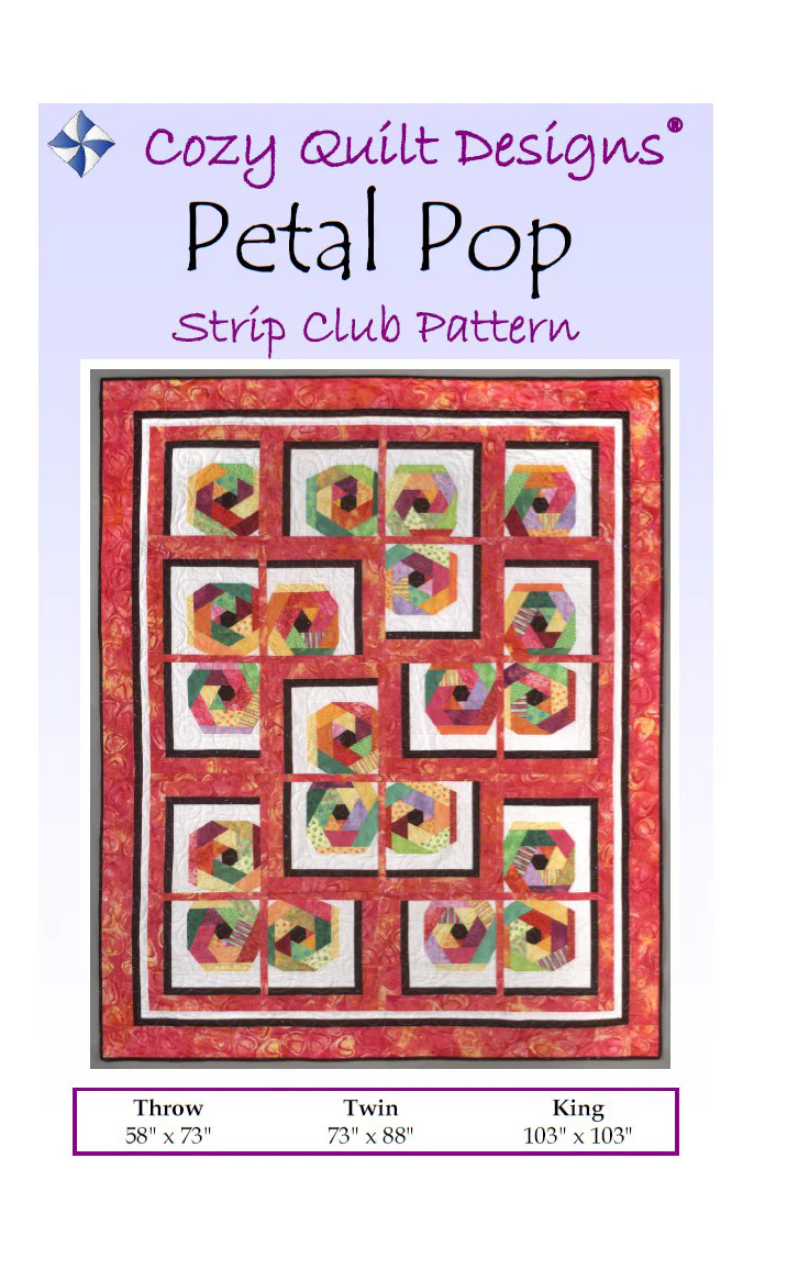 PETAL POP - Cozy Quilt Designs Pattern DIGITAL DOWNLOAD