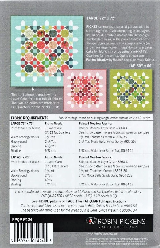 PICKET - Robin Pickens Quilt Pattern - Image 2