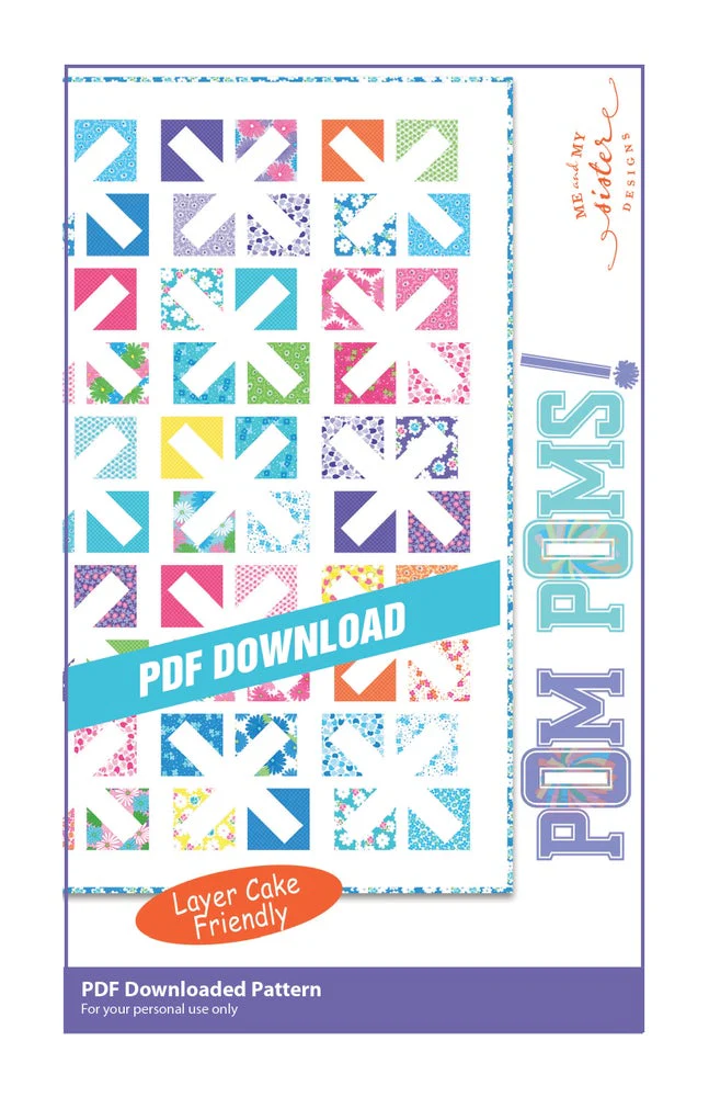 POM POMS! - Me & My Sister Designs Pattern DIGITAL DOWNLOAD