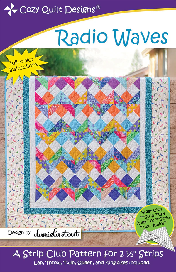 RADIO WAVES - Cozy Quilt Designs Pattern