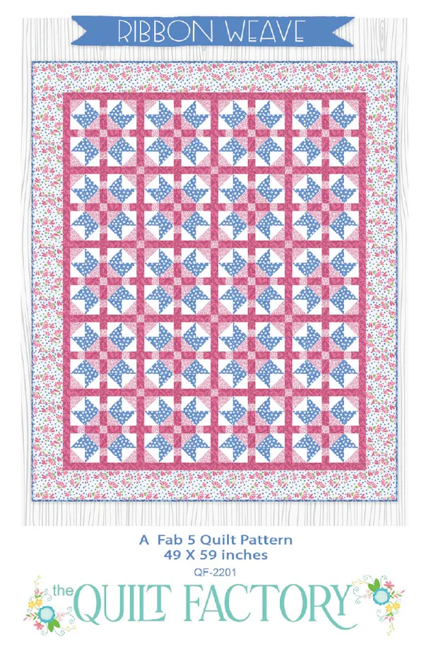 RIBBON WEAVE - Quilt Pattern QF-2201 By The Quilt Factory