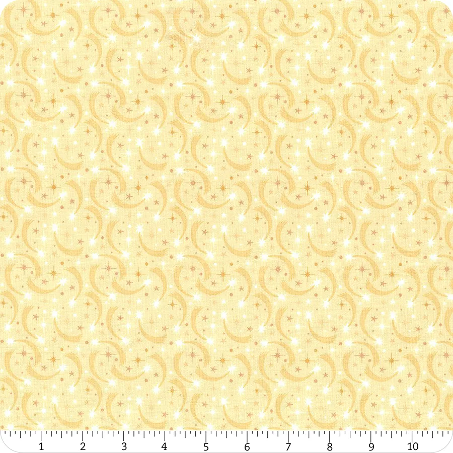 Riley Blake Baby Girl C16772 Yellow Shooting Stars By The Yard