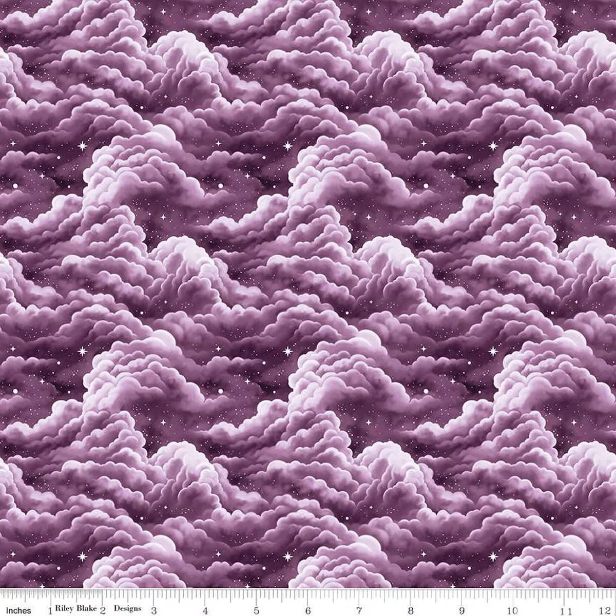 Riley Blake Celtic Cats CD16581 Lilac Clouds By The Yard