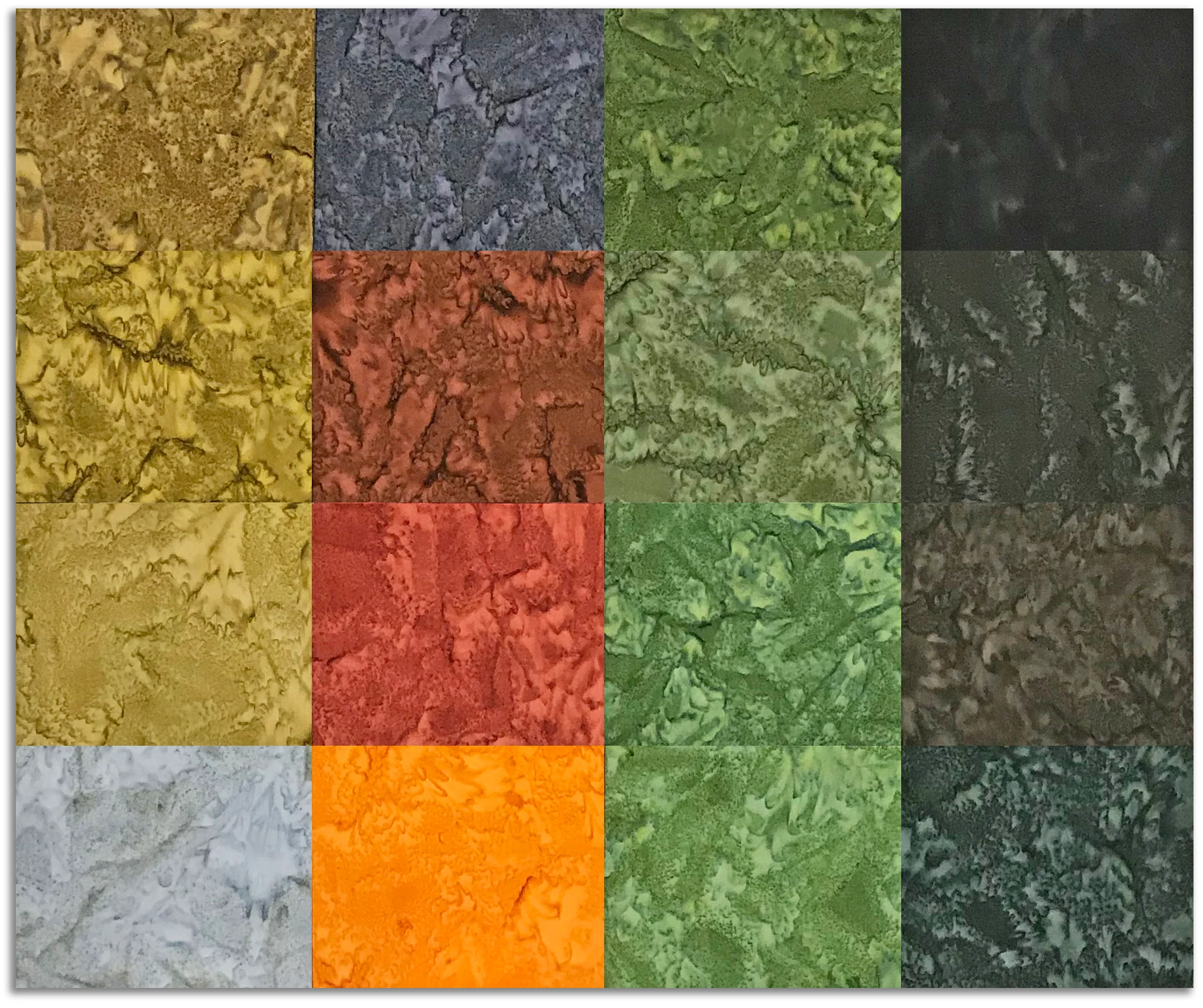 Riley Blake Expressions Batiks Pre-Cut 16 Piece Fat Quarters FQ-21006 16 - Woodland Elegance - Image 2