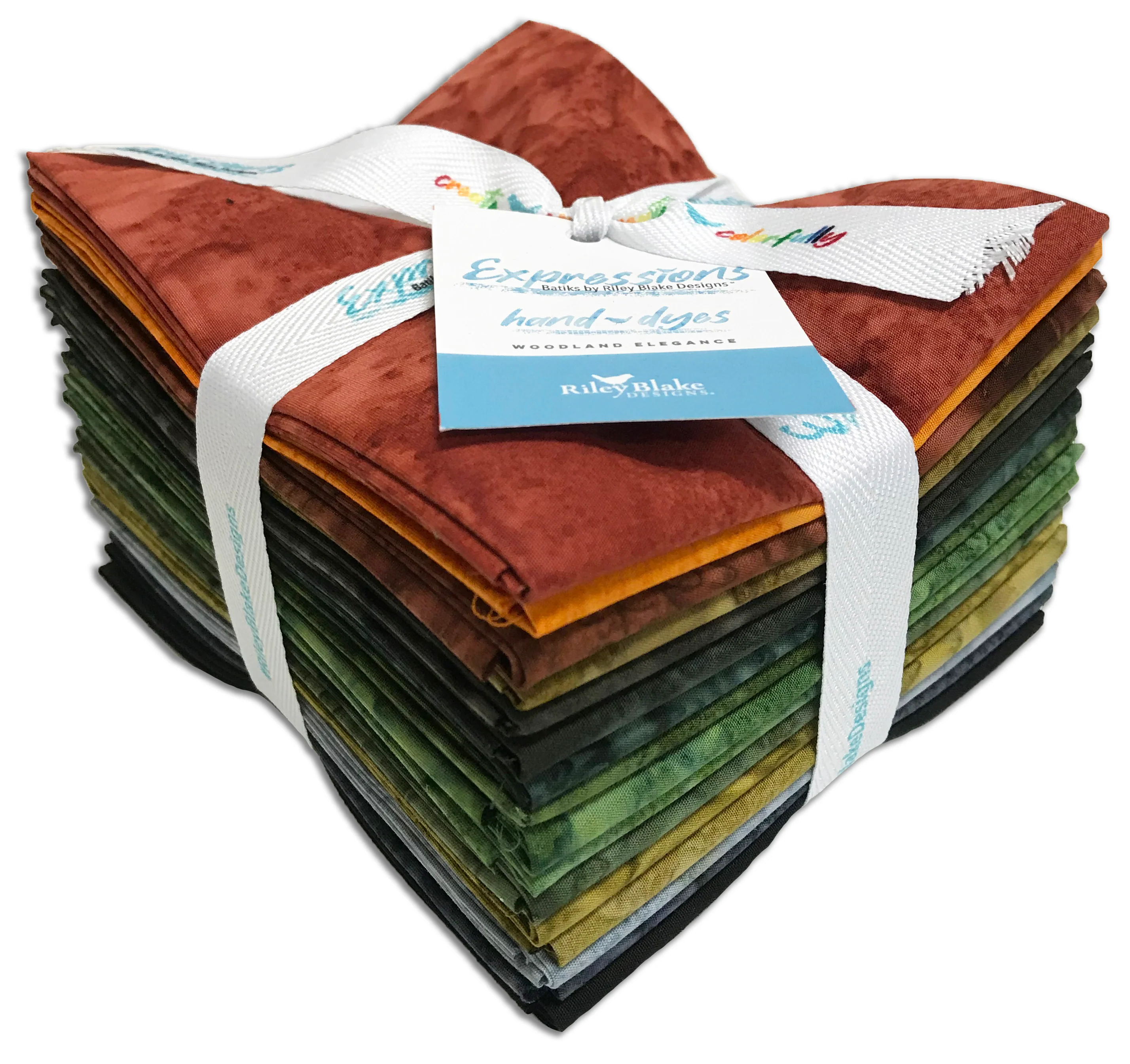Riley Blake Expressions Batiks Pre-Cut 16 Piece Fat Quarters FQ-21006 16 - Woodland Elegance - Image 3