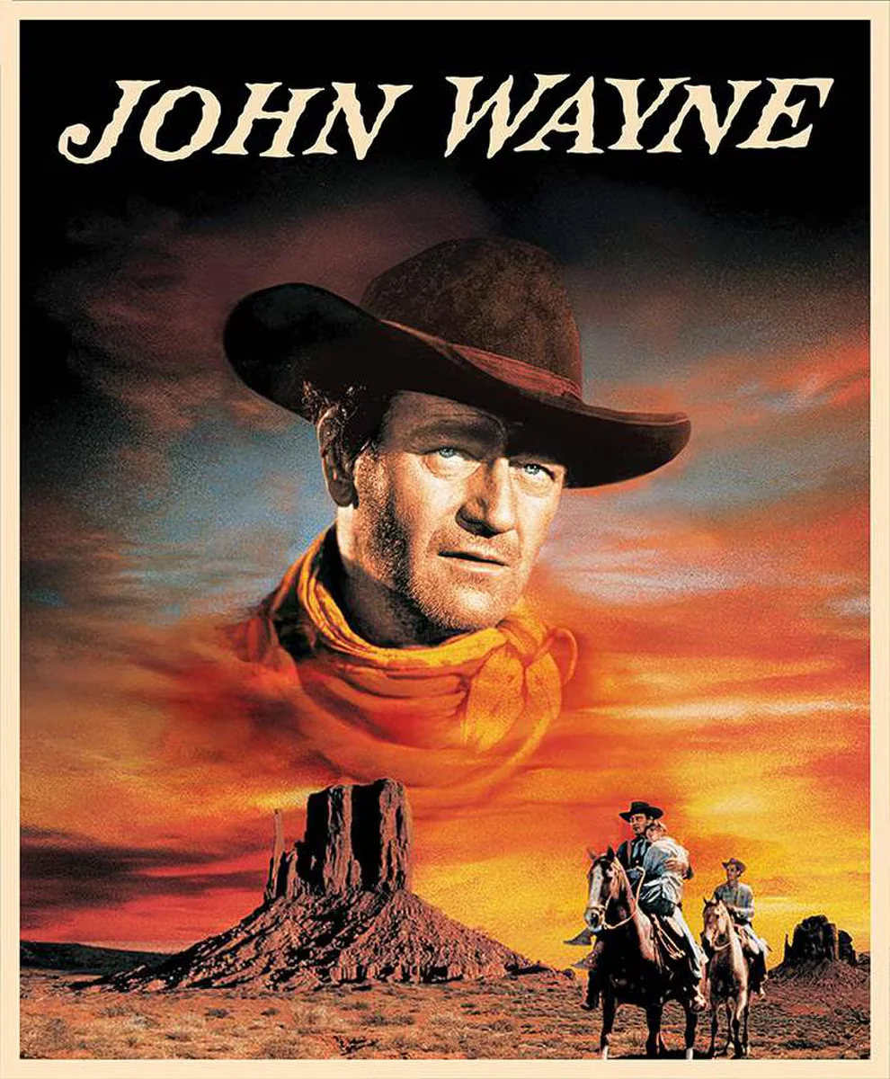 Riley Blake John Wayne American West PD16628 Multi John Wayne 35" PANEL By The PANEL (Not Strictly By The Yard)