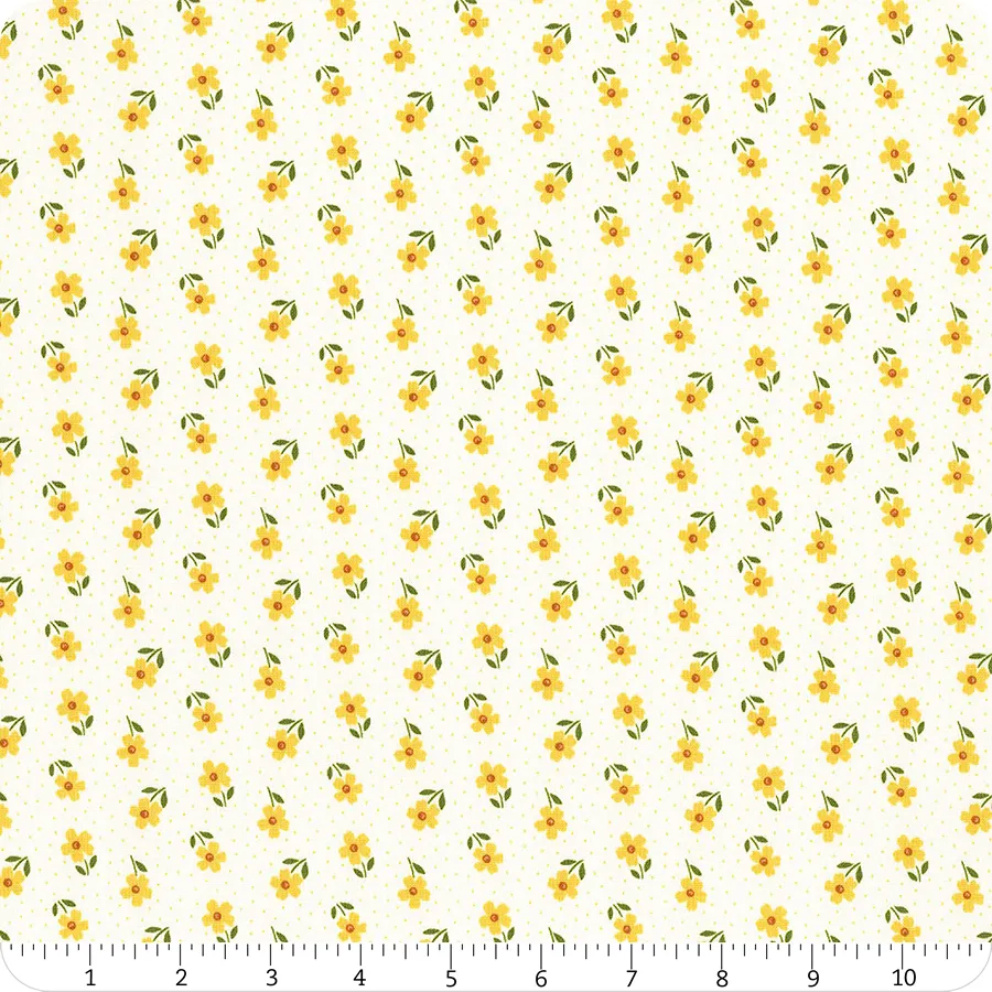 Riley Blake Little Darlin' C16975 Cream Ditsy By The Yard