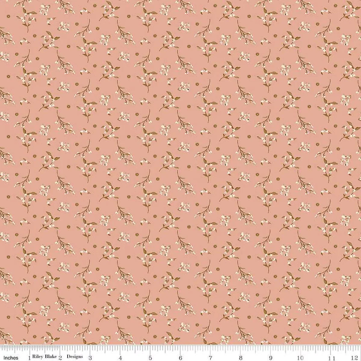 Riley Blake Morning Latte C16925 Pink Berries By The Yard