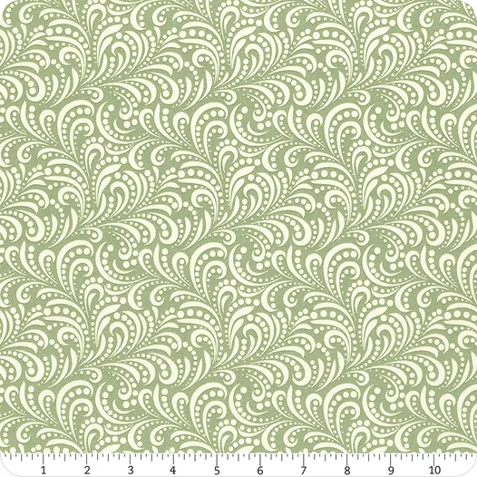 Riley Blake Morning Latte C16928 Aloe Swirls By The Yard