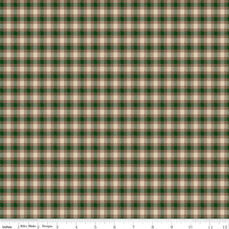 Riley Blake Plaid-Venture Club C17042 Forest Scout By The Yard