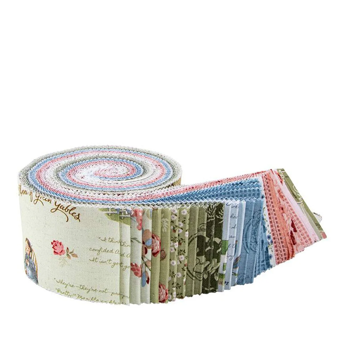 Riley Blake Pre-Cut 40 Piece 2 1/2" Rolie Polie Jelly Roll RP 16120 40 - Anne of Green Gables - Image 2