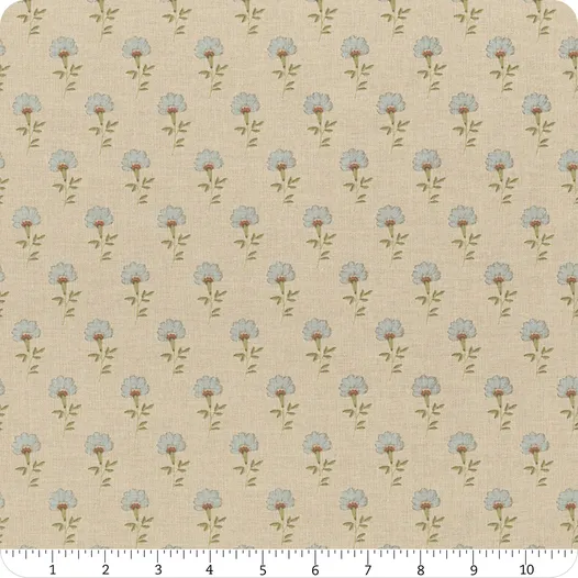 Riley Blake Threads of Grace C16821 Taupe Flora By The Yard