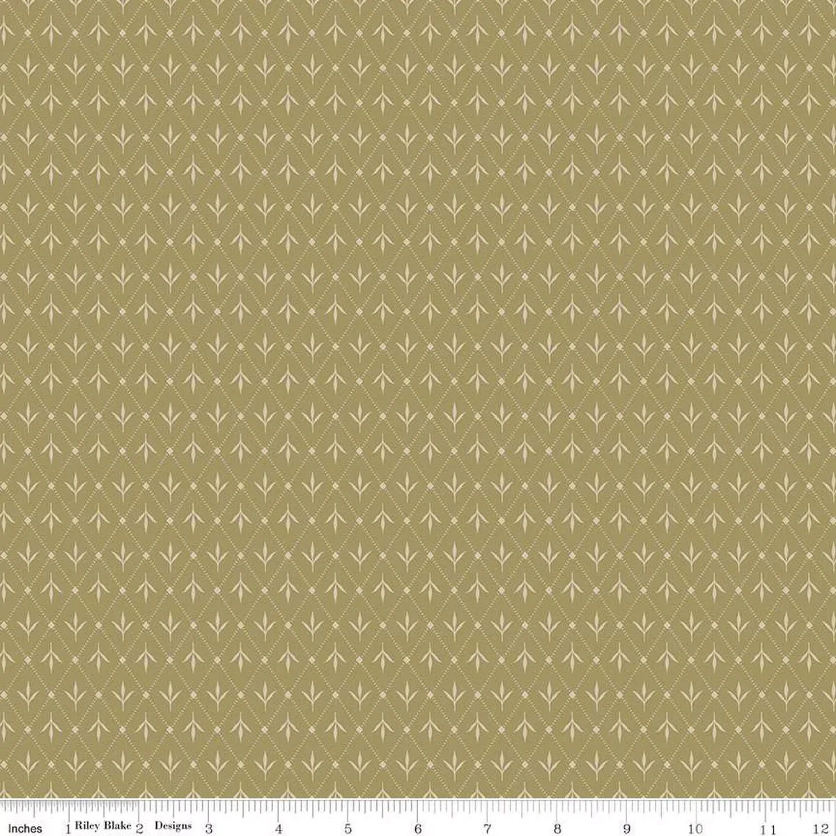 Riley Blake Threads of Grace C16824 Lemongrass Ivy By The Yard