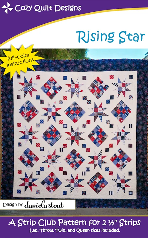 RISING STAR - Cozy Quilt Designs Pattern DIGITAL DOWNLOAD
