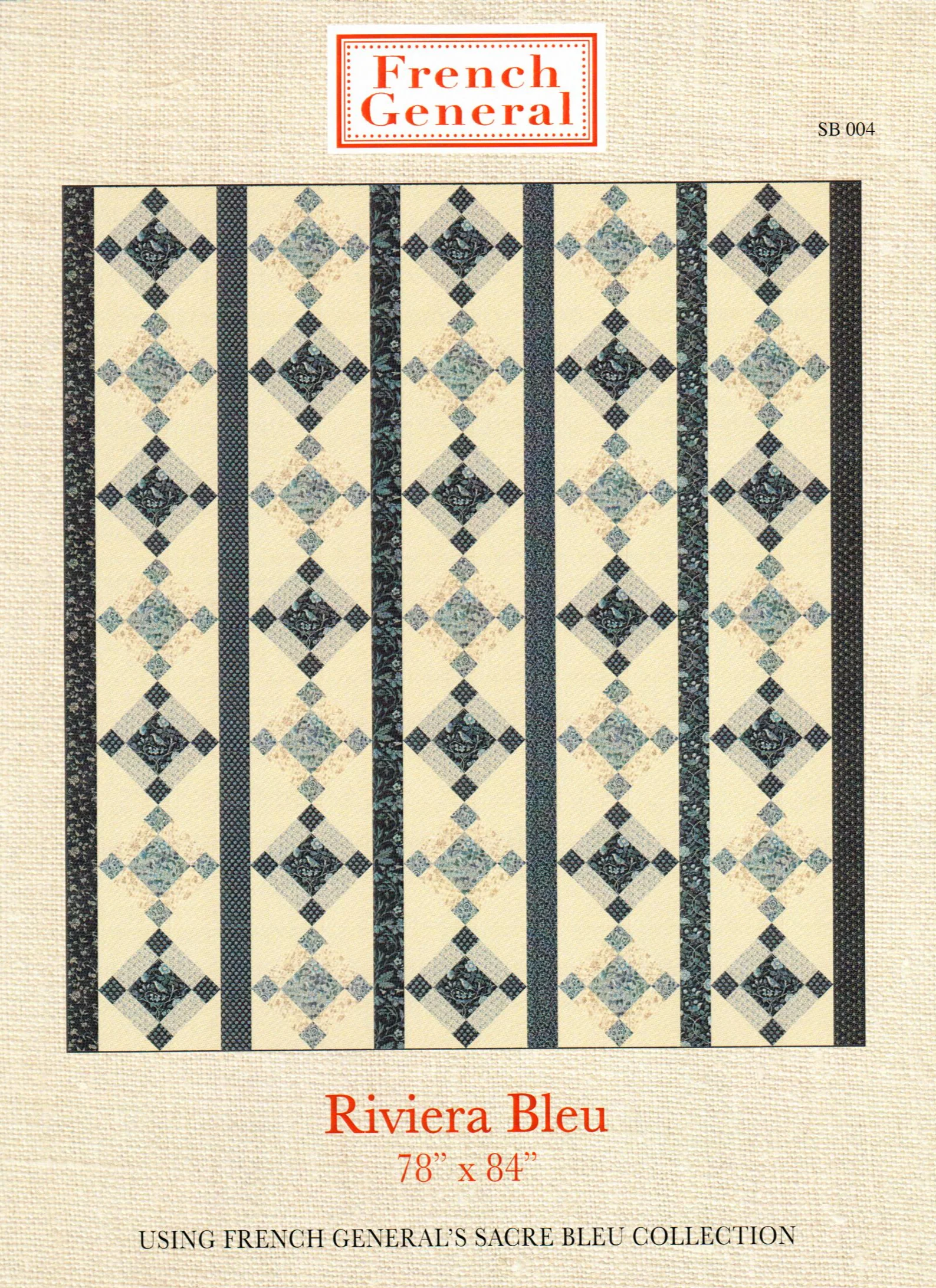 Riviera Bleu - French General Pattern SB004