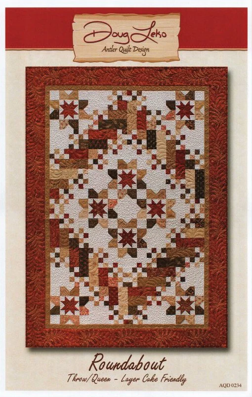 ROUNDABOUT - Antler Quilt Design Pattern AQD 0234