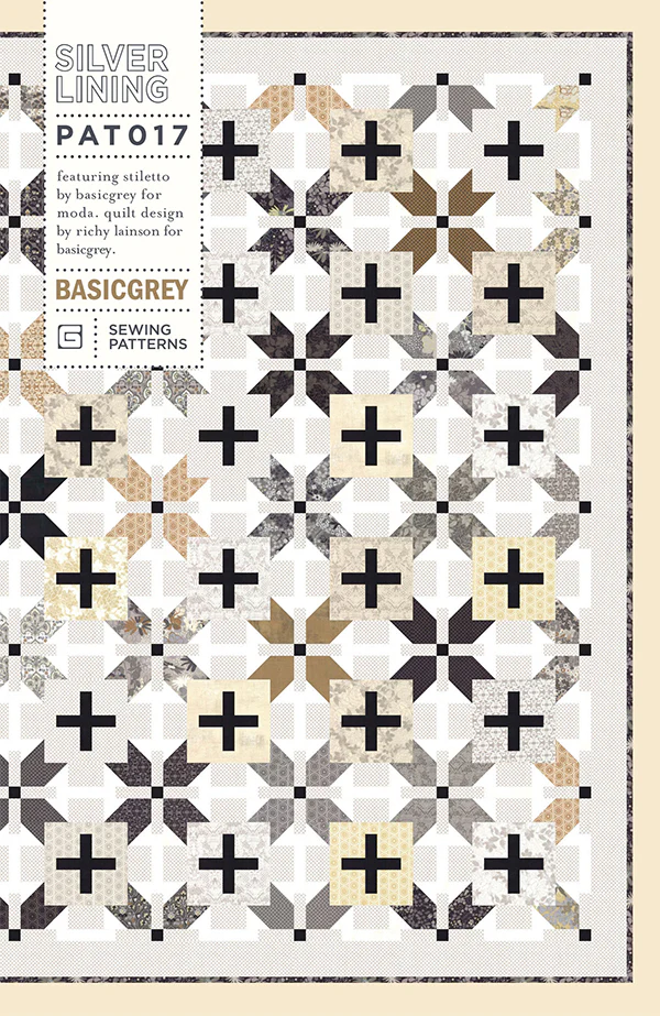 SILVER LINING - BASICGREY Quilt Pattern 017