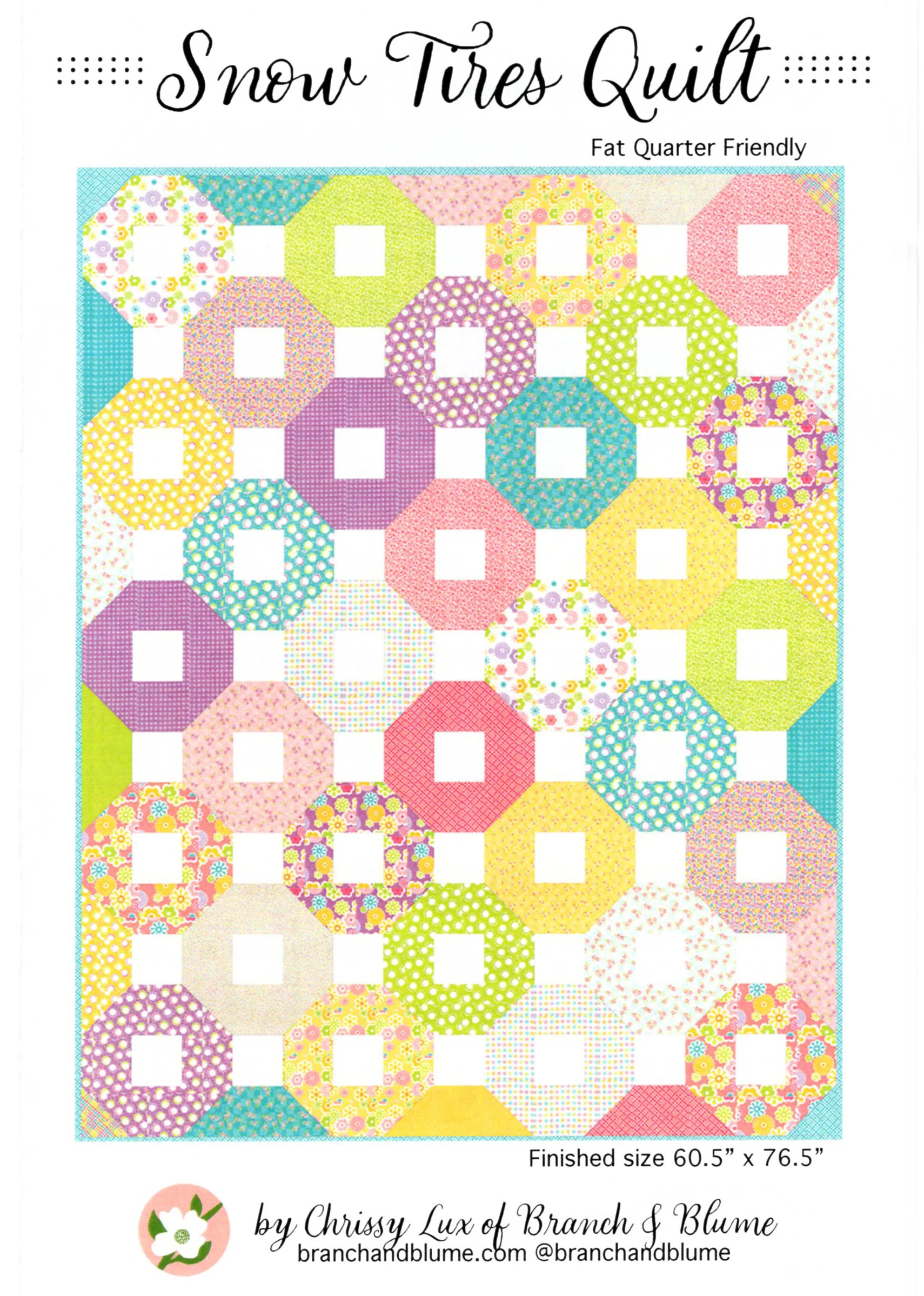 SNOW TIRES QUILT - Branch and Blume - Pattern - BNB 2317