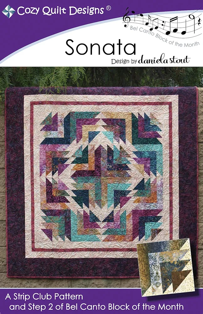 SONATA - Cozy Quilt Designs Pattern DIGITAL DOWNLOAD